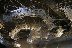 Milky Way-A, 2015, chairs & ropes 9,5×9,5×4,5m Ammos, Larnaca, Cyprus