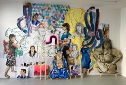 Umay, mixed media installtion, ca. 3,4 x 6 m